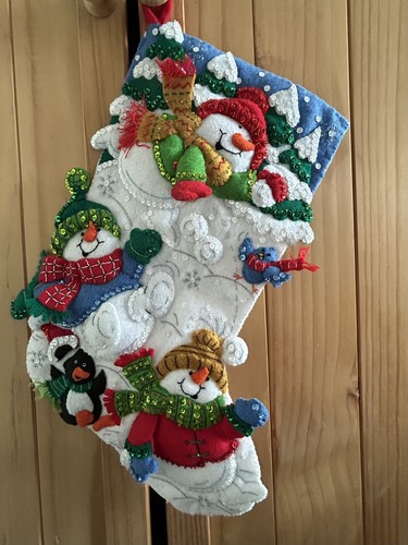 Completed personalised bucilla - completed,