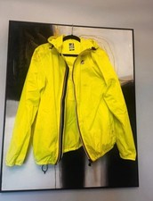 K-Way Claude 3.0 Waterproof Jacket - Yellow - Size Medium (94–100cm Chest)