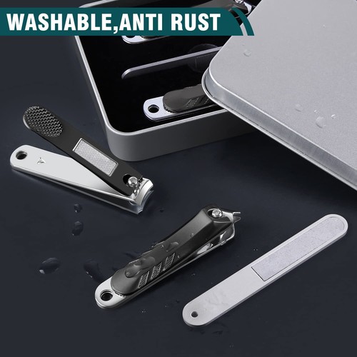 Nail clippers set black - clippers,