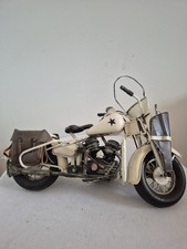 Police Motorbike Metal Vintage Ornament  Home Decor Gift 40x30 x13cm RARE