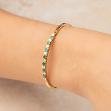18ct Yellow Gold Emerald &