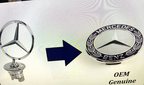 New genuine mercedes flat - new,