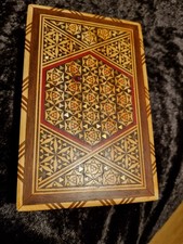 Vintage Inlaid Marquetry Mop