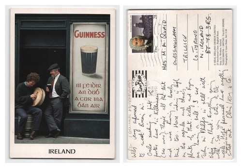 Postcard guinness irish pub - -,