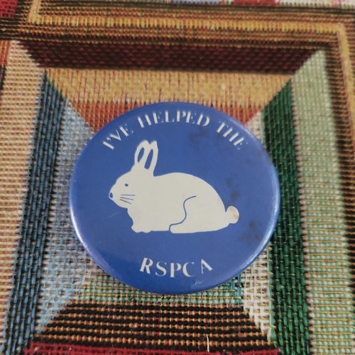 Rspca vintage badge - rspca,