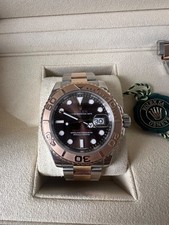 Chocolate Rolex Yachtmaster 40mm Rose & Steel