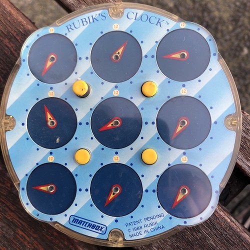 1988 rubiks clock - rubiks,