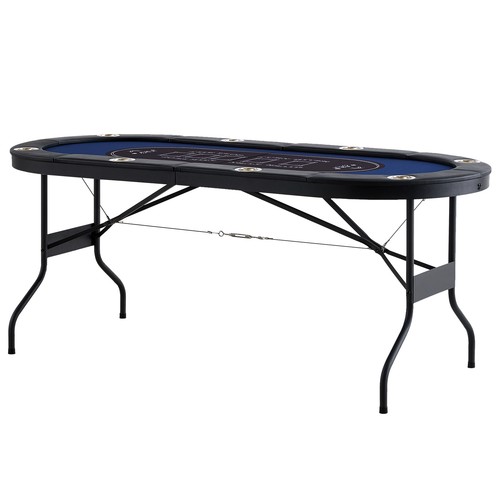 Player oval foldable - oval, poker