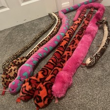 Bundle Of Large Plush Snakes
