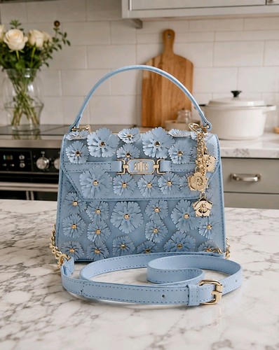 River island blue flower - blue, 3d