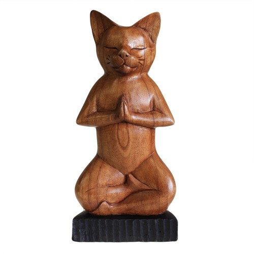 Hand carved wooden - hand, yoga