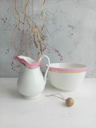 Antique victorian pink - victorian, gold