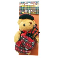 Scotland tartan musical teddy - musical,