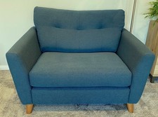 DFS French Connection Studio - Cuddler Chair - Ocean Boucle