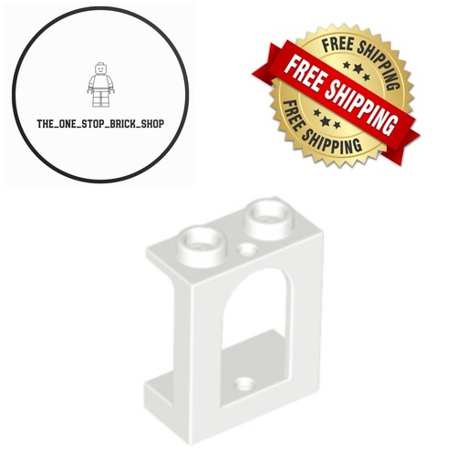 Lego white window x 2 - white, 1