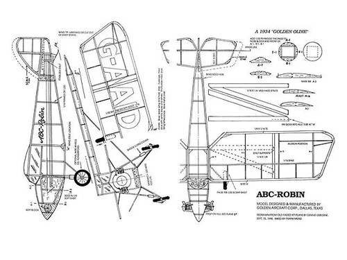 Abc robin rubber power - robin,