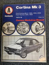 Autobooks Ford Cortina MK3 Workshop Manual 1970-1976