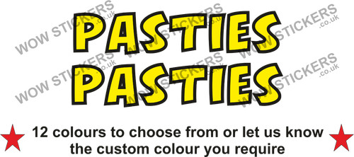 Pasties stickers street - x,