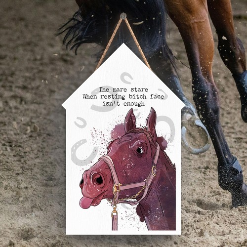 The mare stare horse - the,