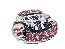Belt Buckle  Vintage 1980 Guns