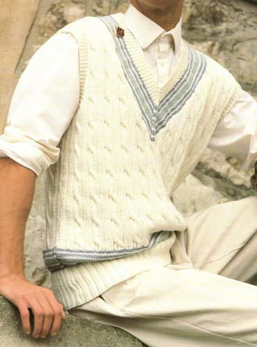 Mens cricket pullover - mens, dk