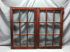 Vintage Pair 9 Lite Glass
