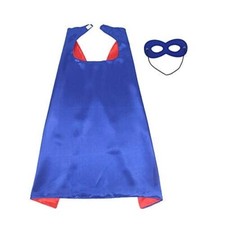 Childs Superhero Cape And Mask
