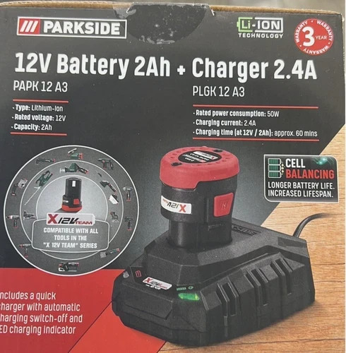 Parkside 12v 2ah - parkside,
