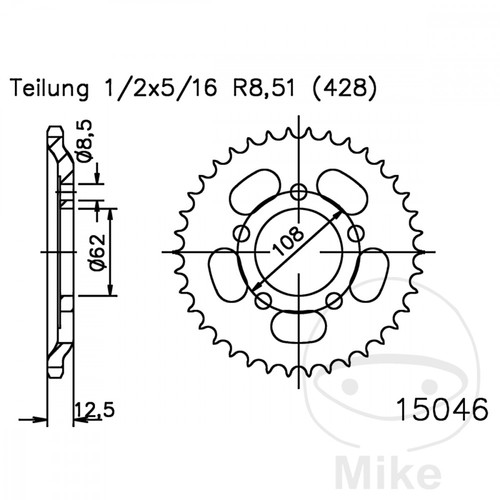 Esjot transmission plate crown - transmission,