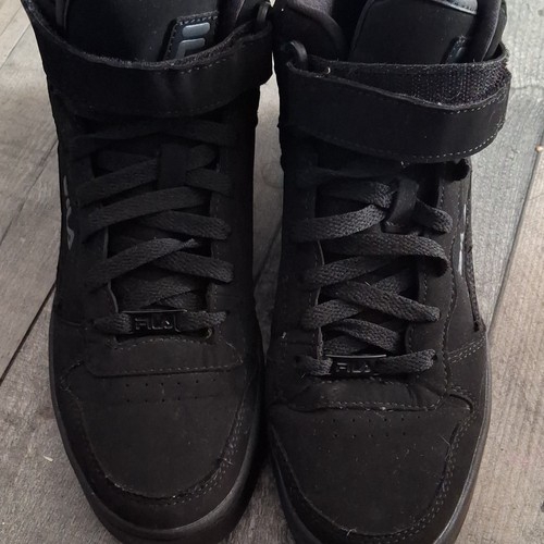 Fila black ladies high top - fila,
