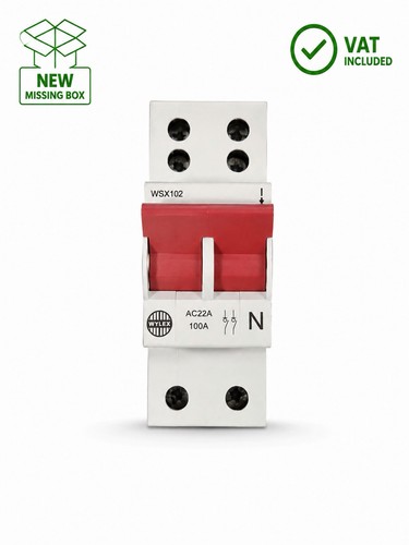 Wylex wsx102 100a pole - 100a,