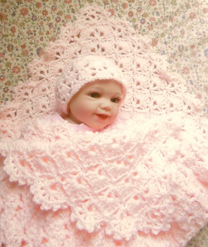 Hand knitted crochet peach - hand, knitted/crochet