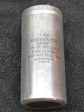 Vintage TCC Capacitor 12500 uf 15 VDC WKG @85C