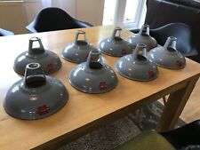 COOLICON 9" Original Vintage Grey Lamp Shades (price is per shade)