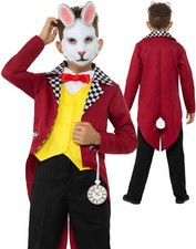 Boys White Rabbit Costume Kids