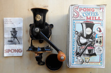 VINTAGE SPONG CAST IRON MANUAL COFFEE MILL GRINDER No.2 COMPLETE