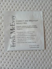 Trish McEvoy Correct And Brighten Weekly Peel 2.2g. RRP £8. Cheapest UK Price!