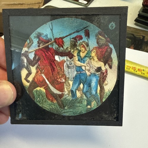 Glass slide for magic lantern - magic,