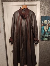 Ladies Leather  Maxi Coat,