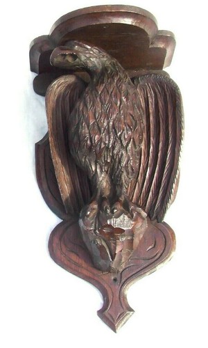 Large antique black - antique, forest