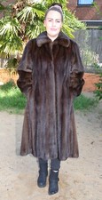 US5456 REAL MINK FUR COAT