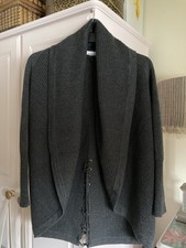 Unworn Rare Jaeger London 100%Wool Cardigan Grey Sz Small New Without Tags