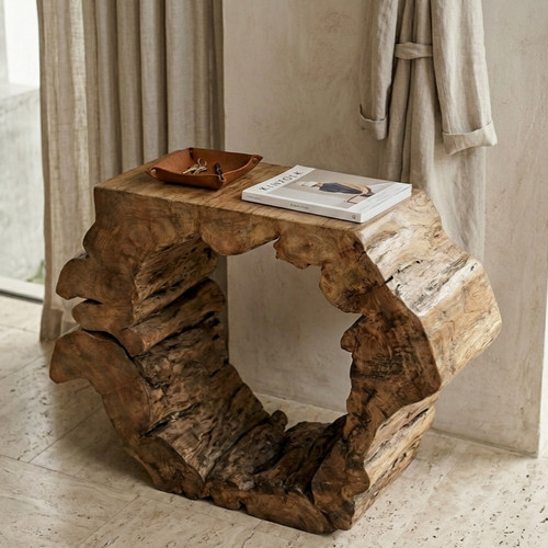 Sideboard tree slice solid