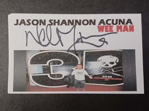 Jason acuna wee man signed - "wee,