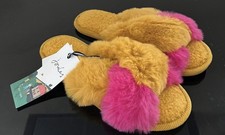 Joules Fur slippers Size 5