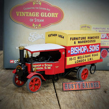 Corgi Foden Steam Wagon Diecast Model, Bishop & Sons Removals, London