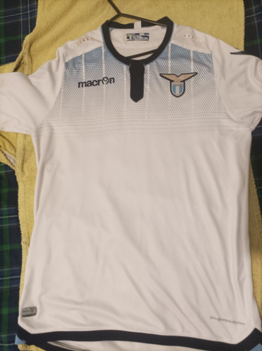 Lazio white away jersey - ss,