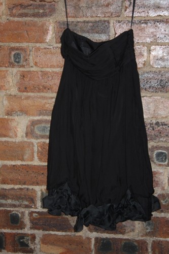Coast black silk - bustier, dress
