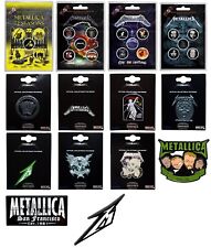 METALLICA - OFFICIAL METAL PIN BADGE - LOGO justice for all RIDE THE LIGHTNING