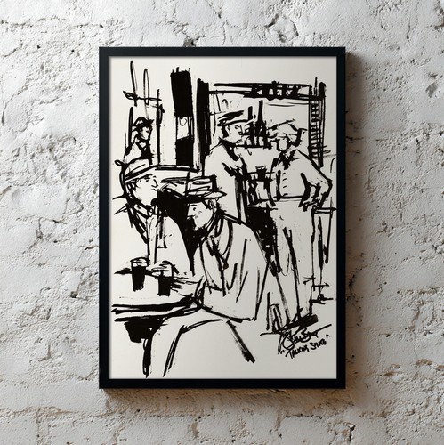 Original northern art unframed - art,